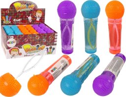 LeanToys Bańki Mydlane Mikrofon 3 Kolory 40ml