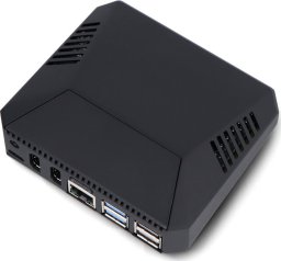 Argon40 Obudowa Argon ONE V3 M.2 NVMe PCIe do Raspberry Pi 5 - z wentylatorem i radiatorem - aluminiowa - czarna}