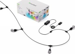 Nanoleaf Nanoleaf Essentials Smart Multicolour Outdoor String Light Starter Kit - wielokolorowe lampki zewnętrzne 30 m, 55 Lm/żarówka, 27 W 2700 K-6500 K, kontroler w zestawie (technologia Matter)