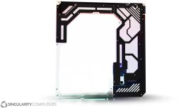 Singularity Computers Spectre 4 Aevum Dual Loop Side Panel Acrylic Clear czarny