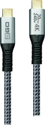 Kabel USB 2GO USB-C - USB-C 1.2 m Czarny (797514)