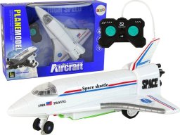 LeanToys Odrzutowiec Zdalnie Sterowany Pilot Biały