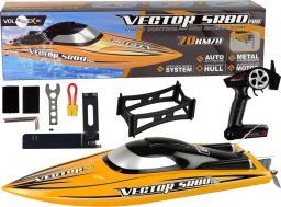 LeanToys Łódź R/C Brushless ARTR SR 80 PRO Żółta
