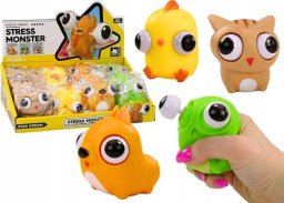 LeanToys Antystresowa Zabawka Wesoły Potworek Gniotek Sensoryczny MIX