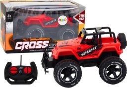 LeanToys Autko Samochód Terenowy Zdalnie Sterowany RC 1:18 Czerwony