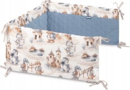Sensillo OCHRANIACZ DO ŁÓŻECZKA MUŚLIN SMOKI JEANS