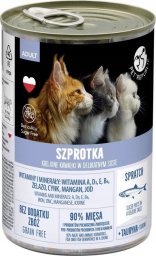 Pet Republic PET REPUBLIC KOT pusz.400g SZPROTKA sos   /12