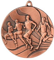 Victoria Sport Medal brązowy stalowy - Biegi z grawerowaniem laserem - RMI