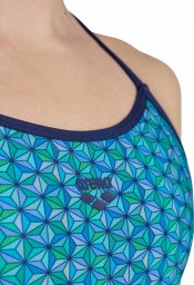 Arena Damski Strój kąpielowy WOMEN'S ARENA STARFISH SWIMSUIT LACE BACK