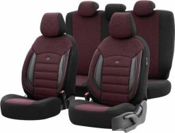 AMiO Komplet pokrowców na fotele samochodowe OTOM SPORT PLUS 103 BURGUNDY NZ