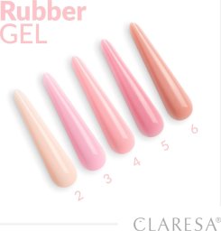 Claresa CLARESA Rubber Gel Żel do budowania i przedłużania paznokci 02 - 45 g