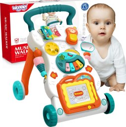 Woopie WOOPIE BABY Grający Chodzik z Znikopisem