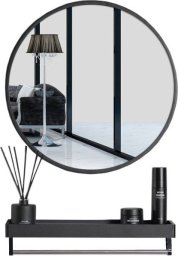 Lustro Leobert Lustro z półką 60cm czarne