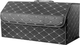 Aptel Duży Organizer Samochodowy do Bagażnika Schowek 55x32x30cm czarny DA75