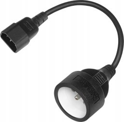 Savio SAVIO CL-180 Adapter zasilania IEC C14 - CEE 7/5 (E) 15 cm