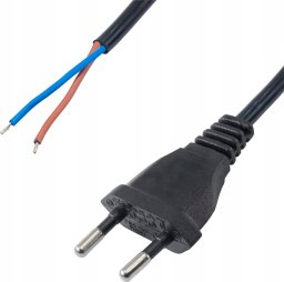 Kabel zasilający Akyga Kabel zasilający bez zakończenia Akyga AK-OT-05A CU CEE 7/16 2x0.75mm2 1.5 m
