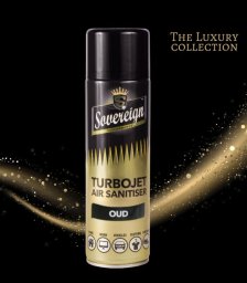 Sovereign Perfumy do wnętrz - OUD - Męski zapach do wnętrz - Turbojet Air Sanitiser