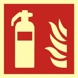 PROCERA PRC-BAF001C1PS - ZNAK PRZECIWPOŻAROWY - GAŚNICA - BAF 001 C1 PS