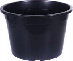 Rim Doniczka produkcyjna czarna okrągła duża 60L
