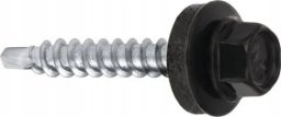 Wkręt-met Wkręt farmerski montażowy elewacyjny samowiercący 4,8x35 mm 100 sztuk szary