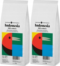 Kawa ziarnista Kiwi Garden Kawa ziarnista specialty ROBUSTA INDONESIA 2x1kg