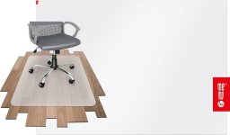 MemoBe Mata pod krzesło MemoBe 140x100cm mleczna