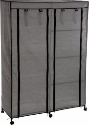 5five Szafa tekstylna na ubrania, 118x48x168 cm, czarna