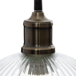 Lampa wisząca Atmosphera Lampa wisząca LAYE, przeźroczysta, Ø 20 cm