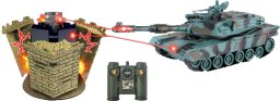 Zegan USA M1A2 Fjernstyret Tank 1:28 VS Fort 27Mhz
