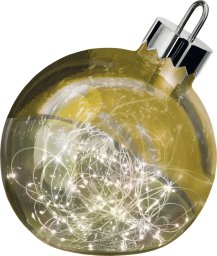 Dekoracja świąteczna Sompex Sompex Led Ball Globe D:25 Gold - 72226