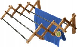 Kadax KADAX Suszarka Na Pranie Ścienna 6 Prętów Łazienkowa Harmonijkowa 85cm
