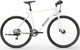 Rower elektryczny Sharp Hybrid E-Bike | 250 W | 21 " | White Glossy