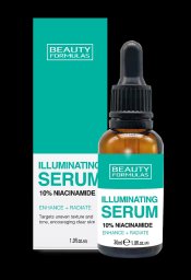 Beauty Formulas BEAUTY F TWARZ Serum 10%Niacinamid rozświet. 30ml