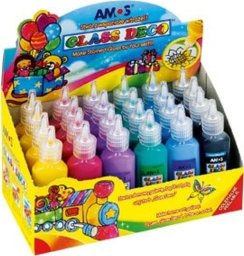 Amos FARBY WITRAŻOWE AMOS 22 ML X 4 X 6 KOLORÓW