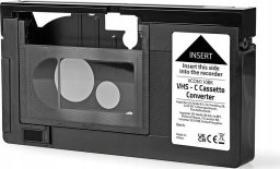 Nedis VCON110BK część zamienna do sprzętu audio-wideo Kompaktowy adapter do kaset wideo