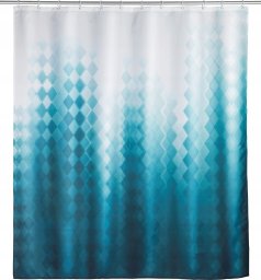 Wenko Zasłona prysznicowa TULLIN, 180 x 200 cm, tworzywo sztuczne, WENKO