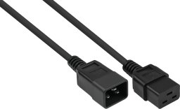 Kabel zasilający Alcasa kabelmeister Kaltgeräteverlängerung C20 an C13 schw. 5 m