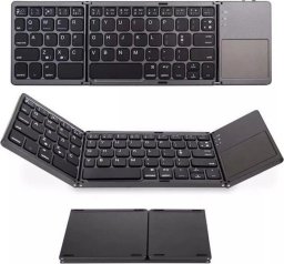 Klawiatura Farrot mini bt klawiatura membranowa zintegrowany składana touchpad