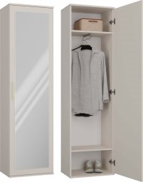 Topeshop SZAFA DUO LUSTRO KASZMIR BEŻ