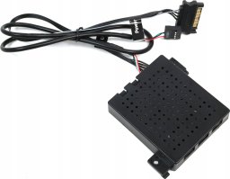 Nzxt NZXT AC-CRFR0-B1, 9 channels, Black, 3-pin connector, 4-pin connector, 12 V, 102 mm, 38 mm