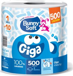 Bunny Soft Ręcznik papierowy Giga 2-warstwowy 500 listów
