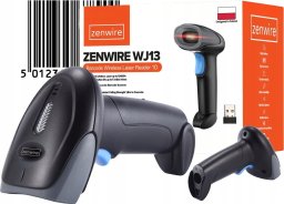 Czytnik kodów kreskowych Zenwire Czytnik Skaner Kodów Kreskowych EAN USB Bezprzewodowy 1D Ręczny Zenwire WJ13