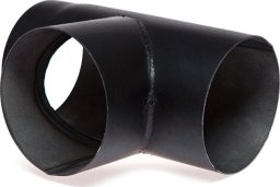 WADEX  THREE WAY PIPE 90O D180 BLACK