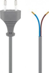 Przewód Triton Kabel z wtyczką Euro do montażu, 1,5 m, szary - Wersja kolorystyczna Szary