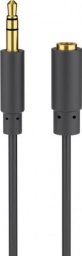 Przewód Triton Przedłużacz do słuchawek i audio AUX, 3,5 mm 3-pinowy, cienki - Długość kabla 3 m