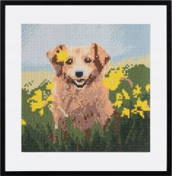 Witek Home Diametowy obraz - Piesek 30x30cm