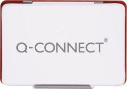 Q-Connect Poduszka do stempli Q-CONNECT, z tuszem, 110x70mm, metalowa, czerwona