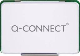 Q-Connect Poduszka do stempli Q-CONNECT, z tuszem, 110x70mm, metalowa, zielona