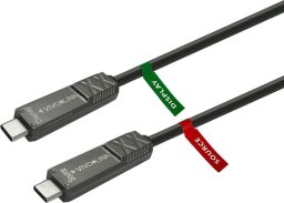 Kabel USB VivoLink USB-C - USB-C 15 m Czarny (USB-C to USB-C Cable 15m for)
