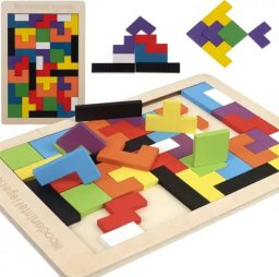 Kruzzel Układanka drewniana- puzzle (22667)